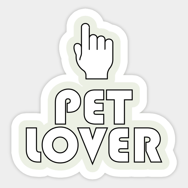 Pet Lover Sticker by LECAB